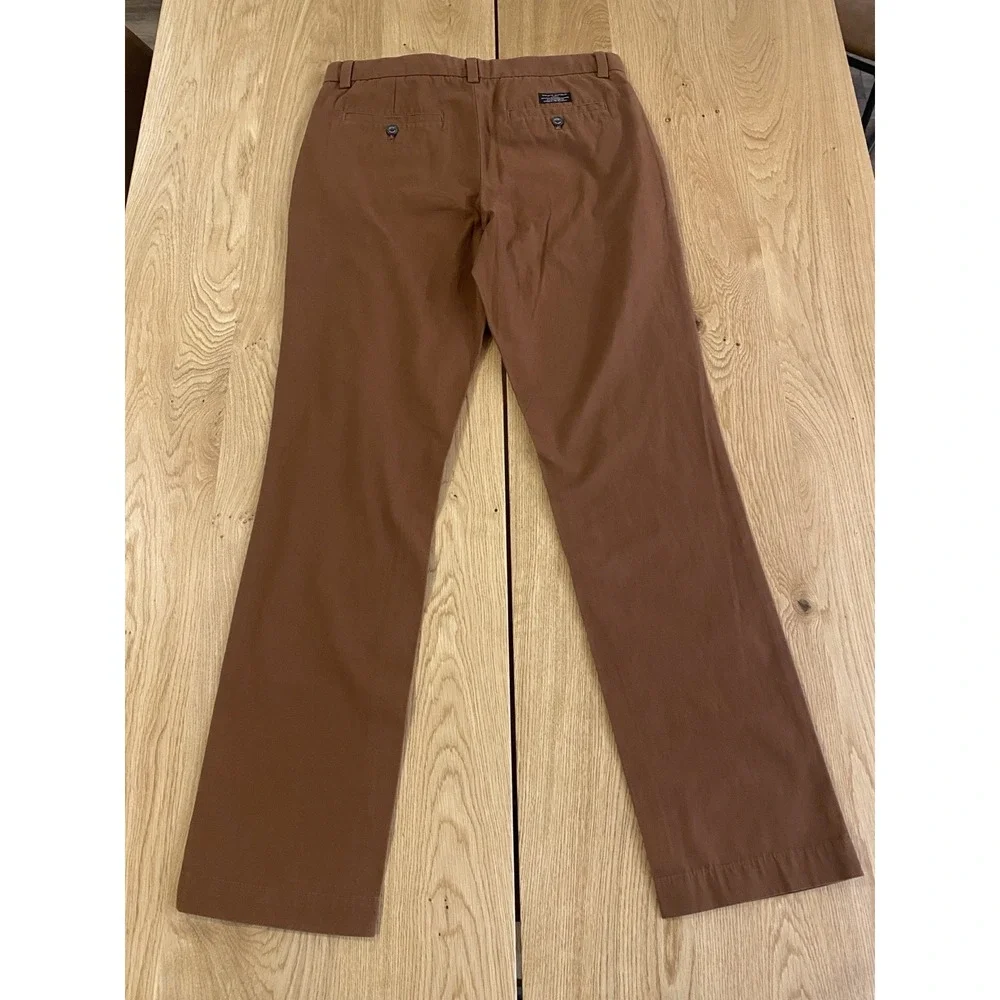 Banana Republic‎ Pants Mens 32 Aiden Burnt Sienna Chino Slim Fit
